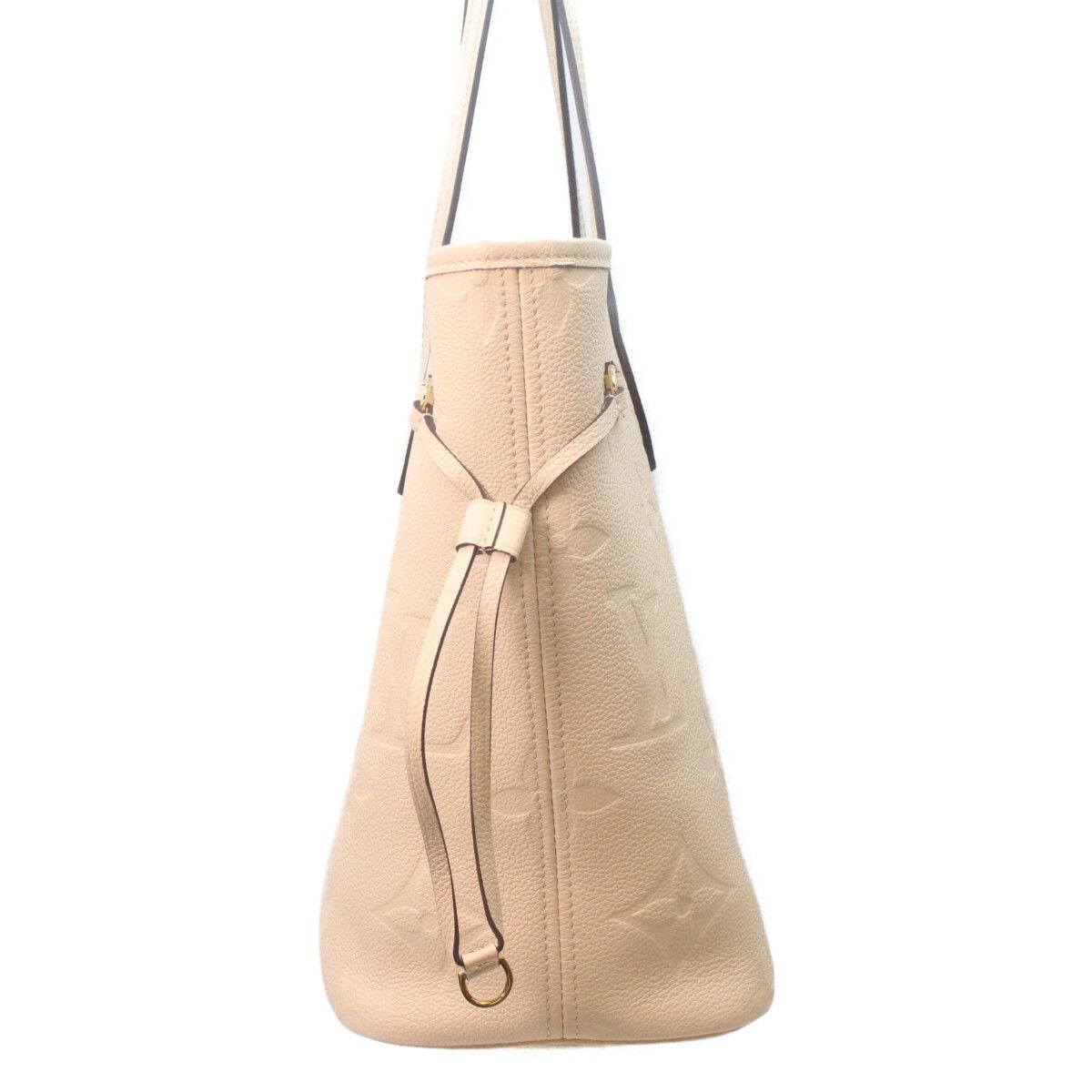 Louis Vuitton Monogram Empreinte Cream Neverfull — view 4