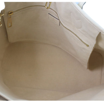 Louis Vuitton Monogram Empreinte Cream Neverfull — view 6