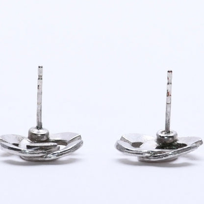 Chanel CC Logo Earrings 00 Metal Silver — view 7