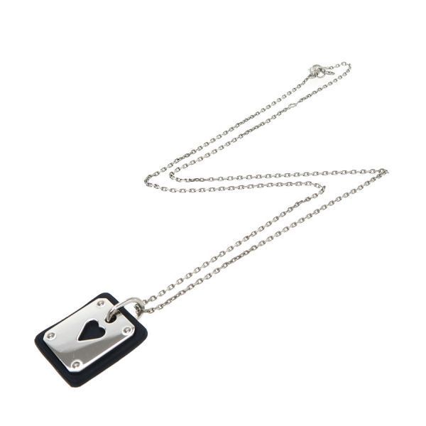 Hermes Ass Doucle Necklace Silver