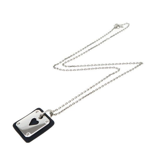 Hermes Ass Doucle Necklace Silver
