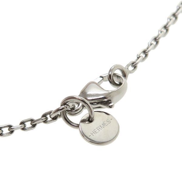 Hermes Ass Doucle Necklace Silver — view 6