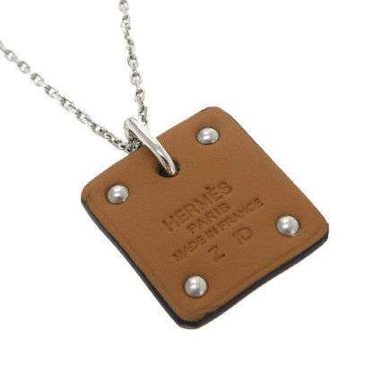 Hermes Ass Doucle Necklace Silver — view 3