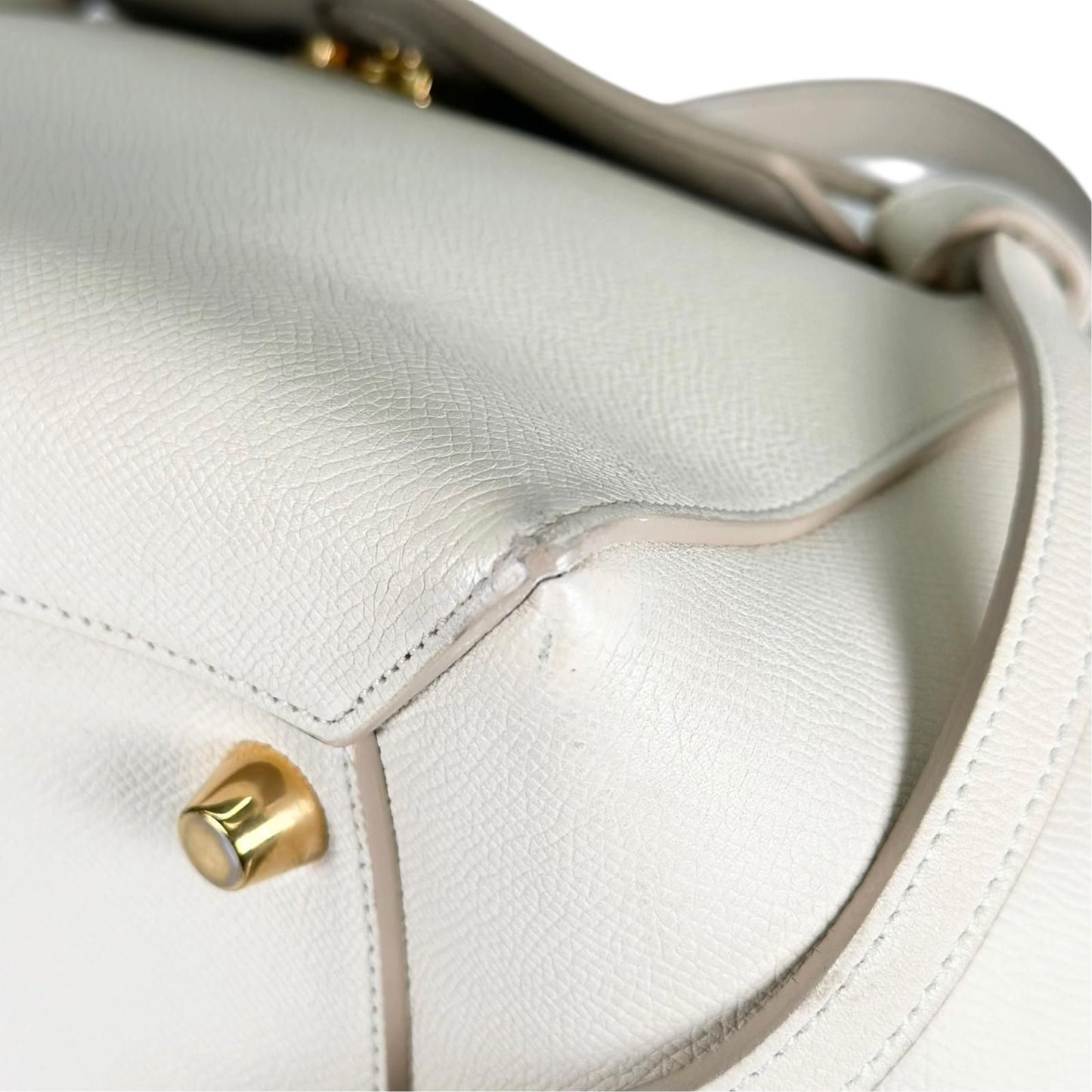 Celine Belt Bag Leather Ivory — view 8