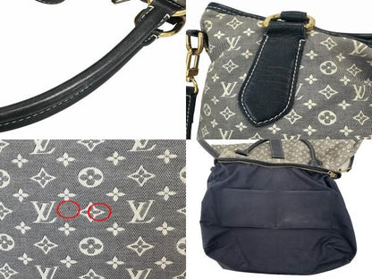 Louis Vuitton Monogram Idylle Elegy 2-Way Tote Shoulder Bag Navy — view 8