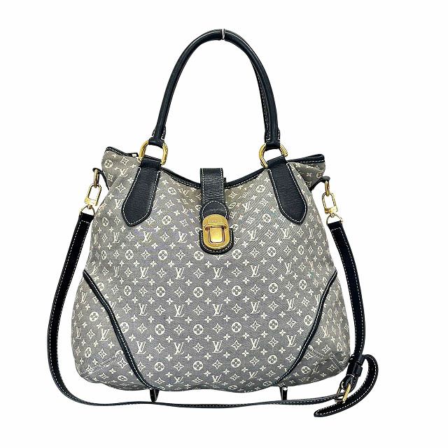 Louis Vuitton Monogram Idylle Elegy 2-Way Tote Shoulder Bag Navy
