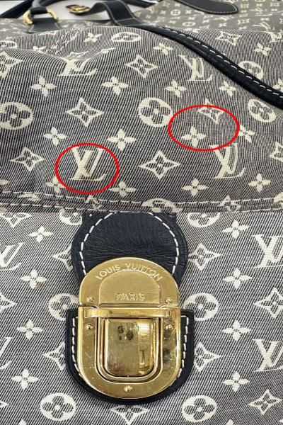 Louis Vuitton Monogram Idylle Elegy 2-Way Tote Shoulder Bag Navy — view 6