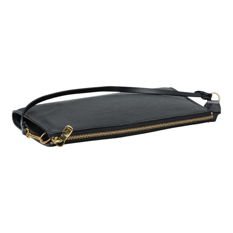 Louis Vuitton Epi Pochette Accessoire Handbag Noir Black Leather — view 7