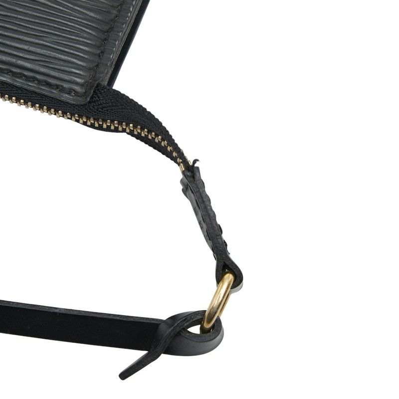 Louis Vuitton Epi Pochette Accessoire Handbag Noir Black Leather — view 6