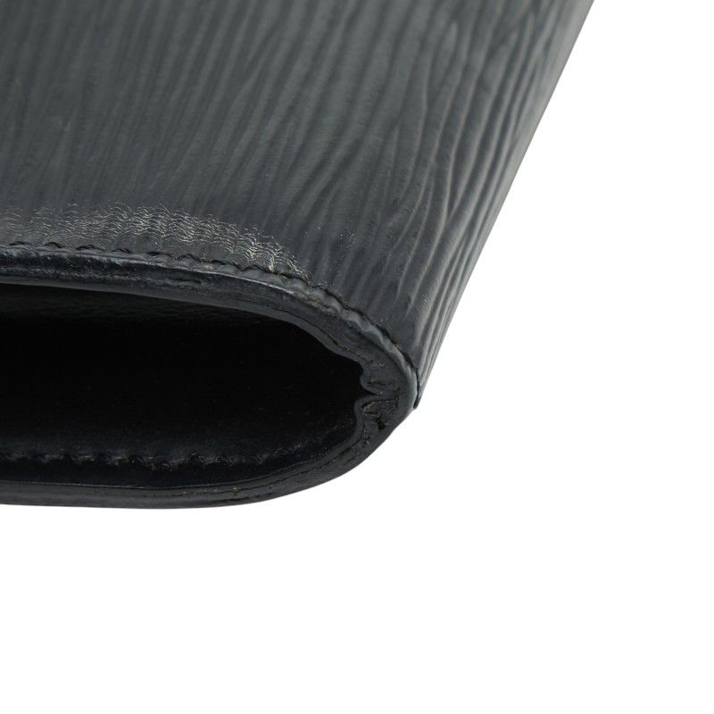 Louis Vuitton Epi Pochette Accessoire Handbag Noir Black Leather — view 5