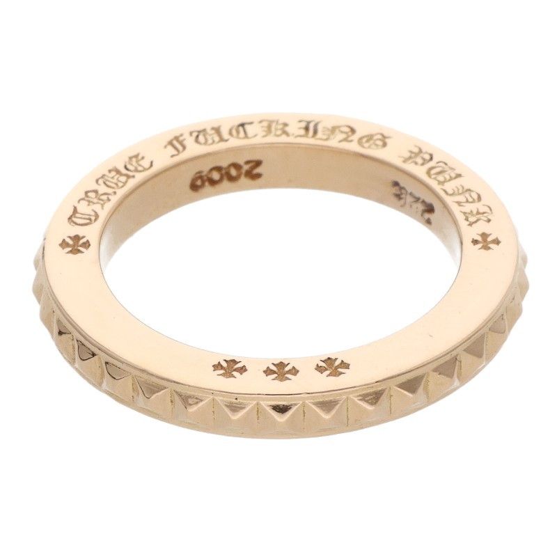 Chrome Hearts 22K Tfp Pnk Jvi 22K True Punk Juvi Gold Ring — view 5