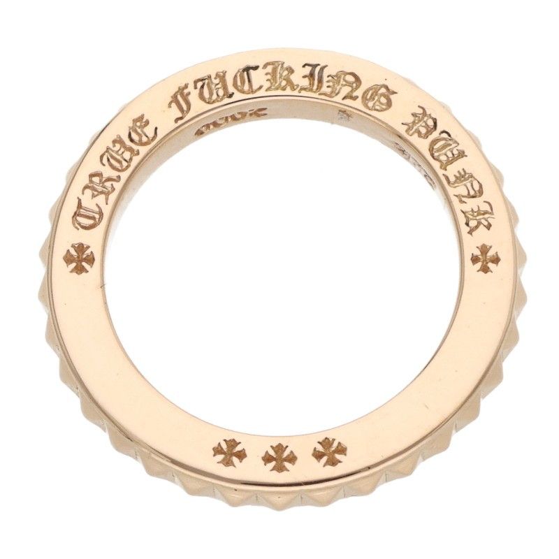 Chrome Hearts 22K Tfp Pnk Jvi 22K True Punk Juvi Gold Ring