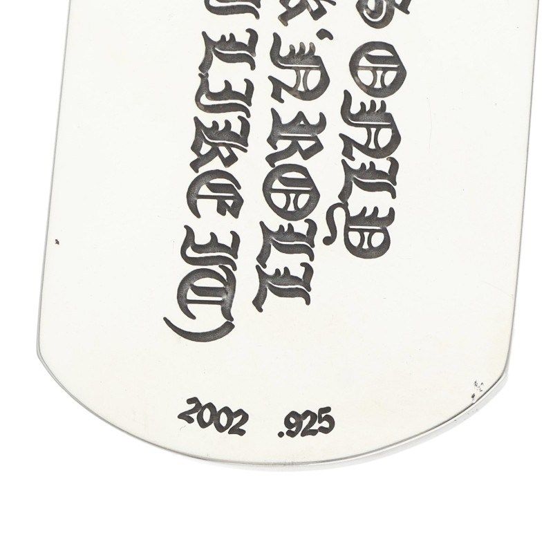 Chrome Hearts LT Lip and Tongue Dog Tag Large Pendant — view 4