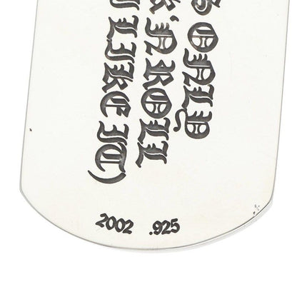 Chrome Hearts LT Lip and Tongue Dog Tag Large Pendant — view 4