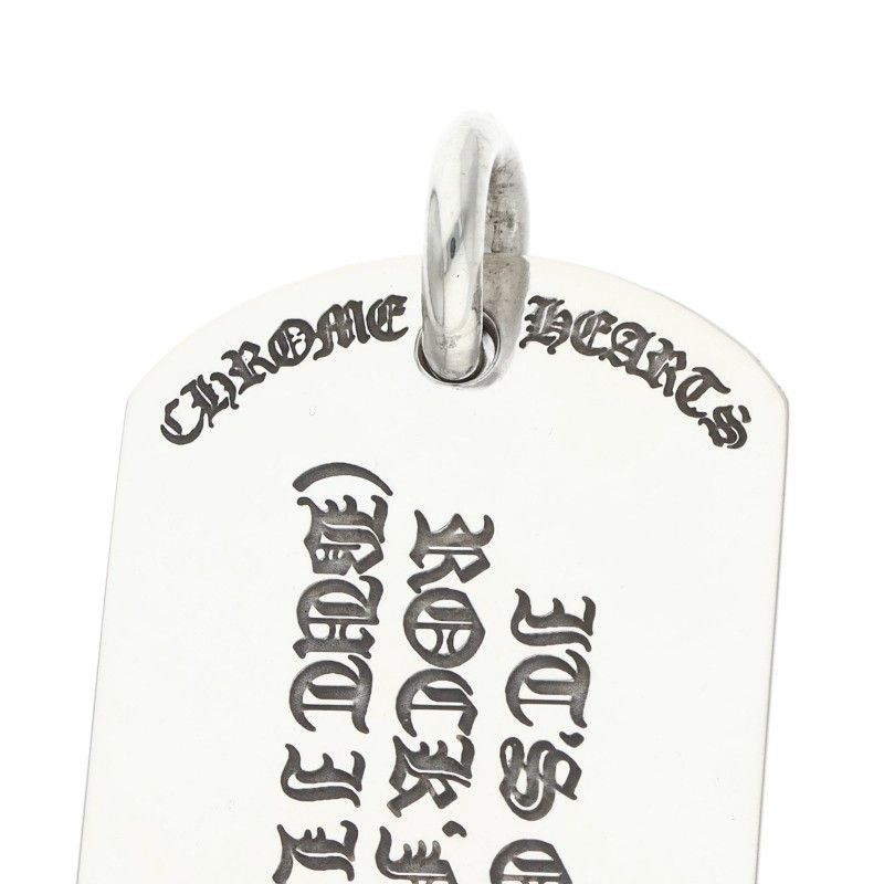 Chrome Hearts LT Lip and Tongue Dog Tag Large Pendant — view 3