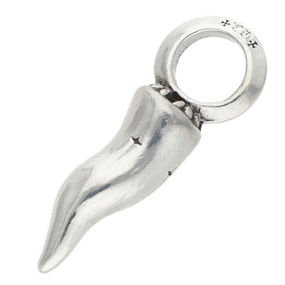 Chrome Hearts Cornicello Small Silver Pendant