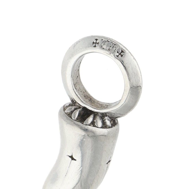 Chrome Hearts Cornicello Small Silver Pendant — view 3