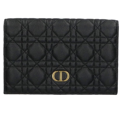 Dior Caro XL Slim Wallet CD Logo Leather