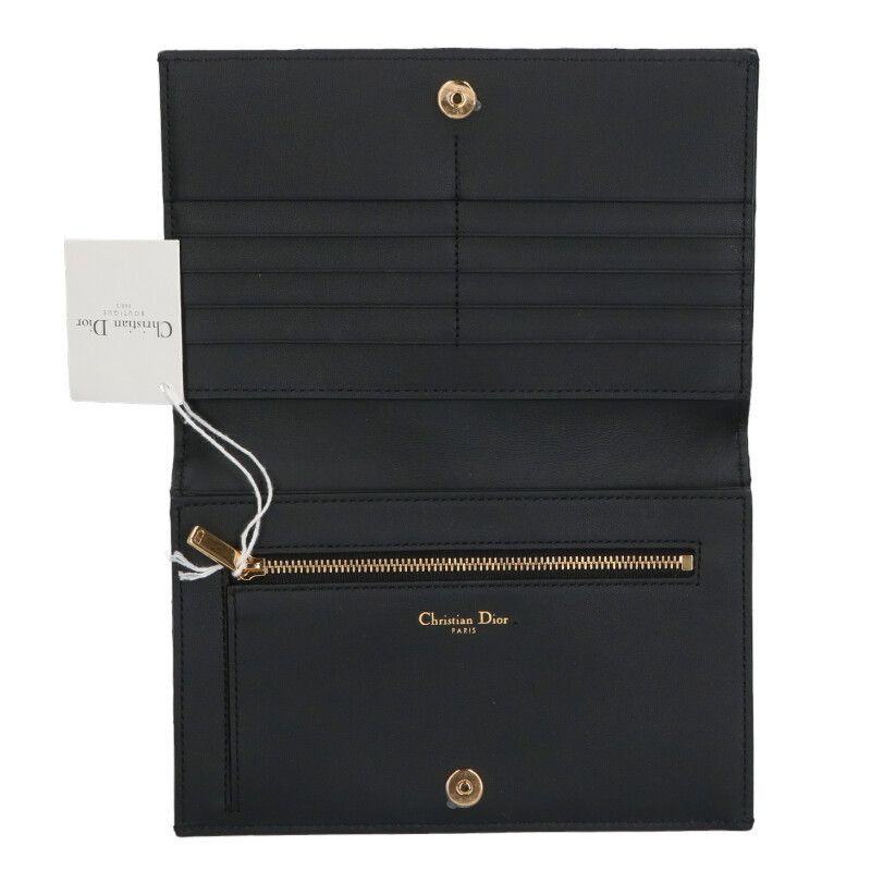 Dior Caro XL Slim Wallet CD Logo Leather — view 2