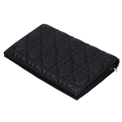 Dior Caro XL Slim Wallet CD Logo Leather — view 3