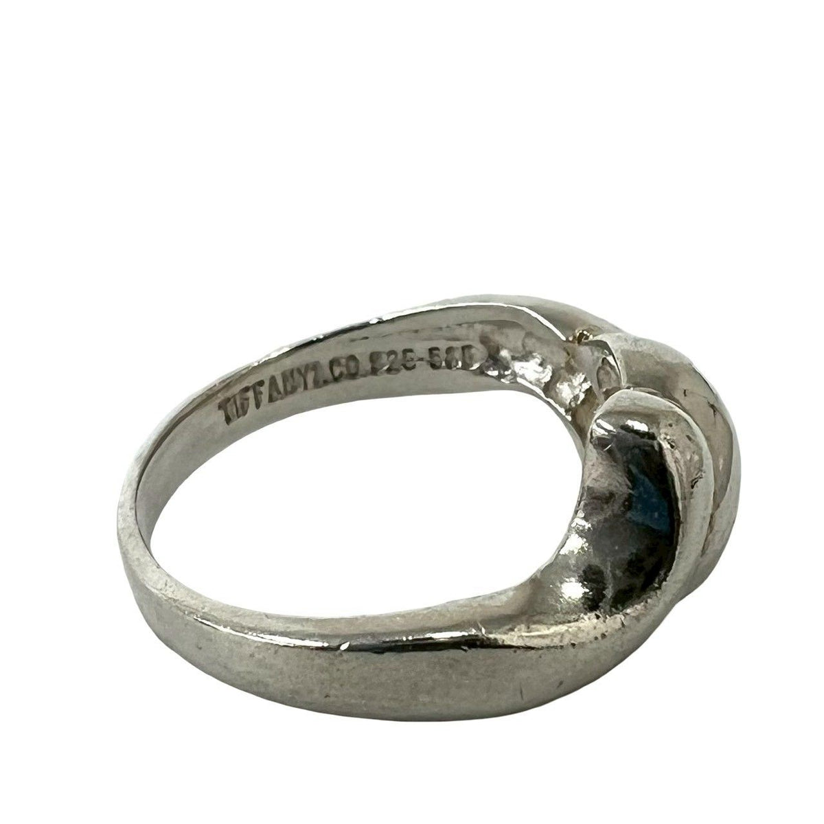 Tiffany & Co Twist Trop Ring 925 Sterling Silver Gold — view 3