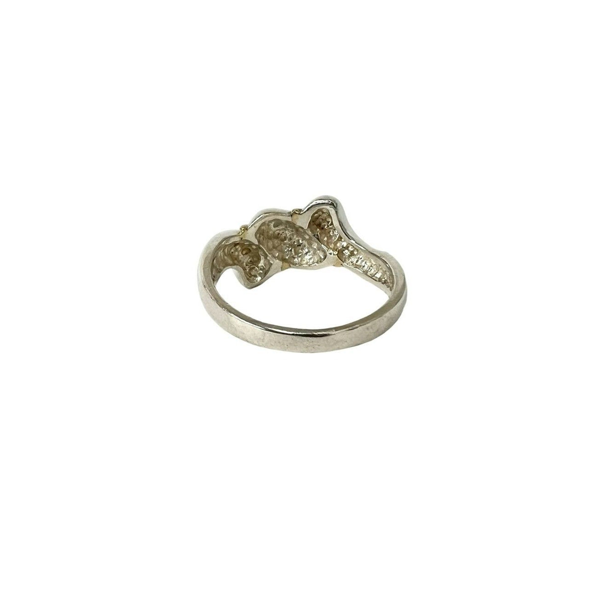 Tiffany & Co Twist Trop Ring 925 Sterling Silver Gold — view 6