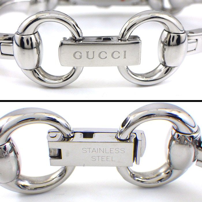 Gucci Watch Signoria 116.5 12 Points Diamond Index Square White Mother Of Pearl — view 5