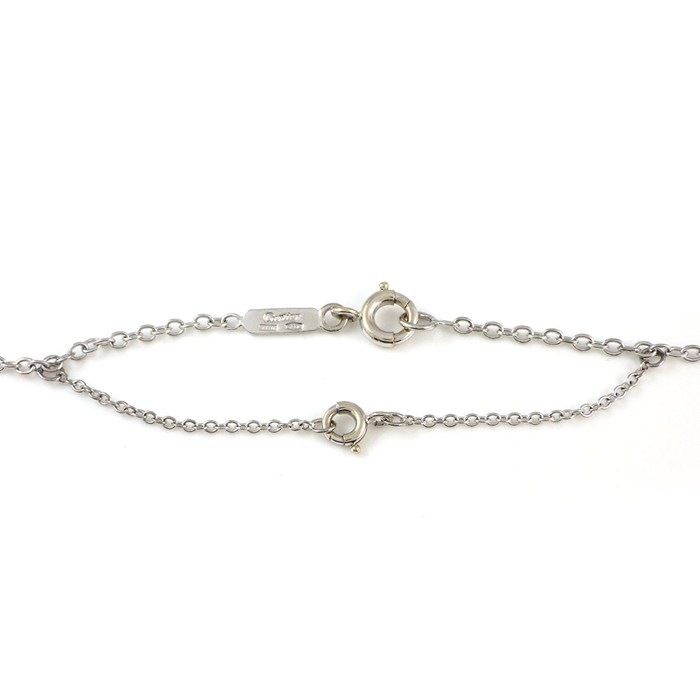 Cartier Necklace Hindu Lotus Water Lilies 4 Points Diamond 18K White Gold — view 4