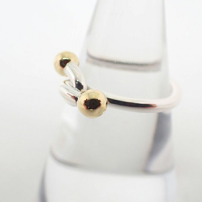 Tiffany & Co 925 750 Double Eye Ring — view 2