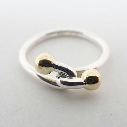Tiffany & Co 925 750 Double Eye Ring — view 4