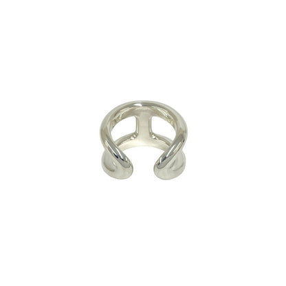 Hermes Osmose GM 925 Sterling Silver Ring — view 6