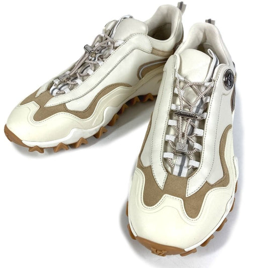 Louis Vuitton Sneakers LV Logo Shoes Leather Beige