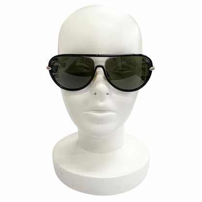 Chrome Hearts Mflaps Part 925 Acetate Teardrop Sunglasses Black Silver 63 — view 3