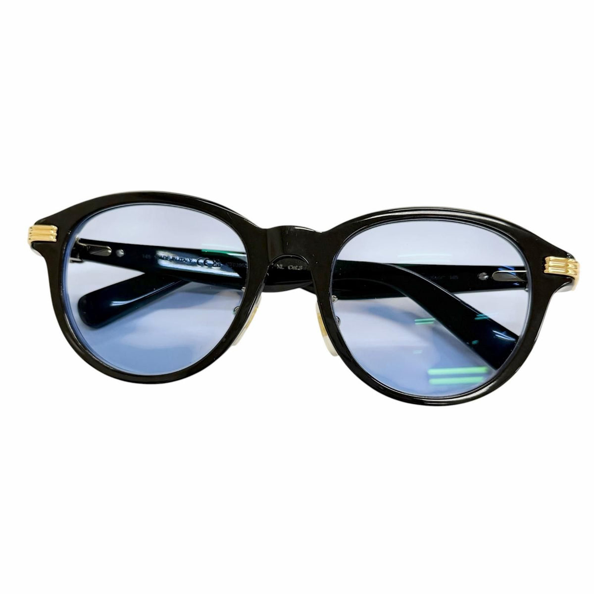 Cartier Premiere de Boston Sunglasses Eyewear Black Blue 53