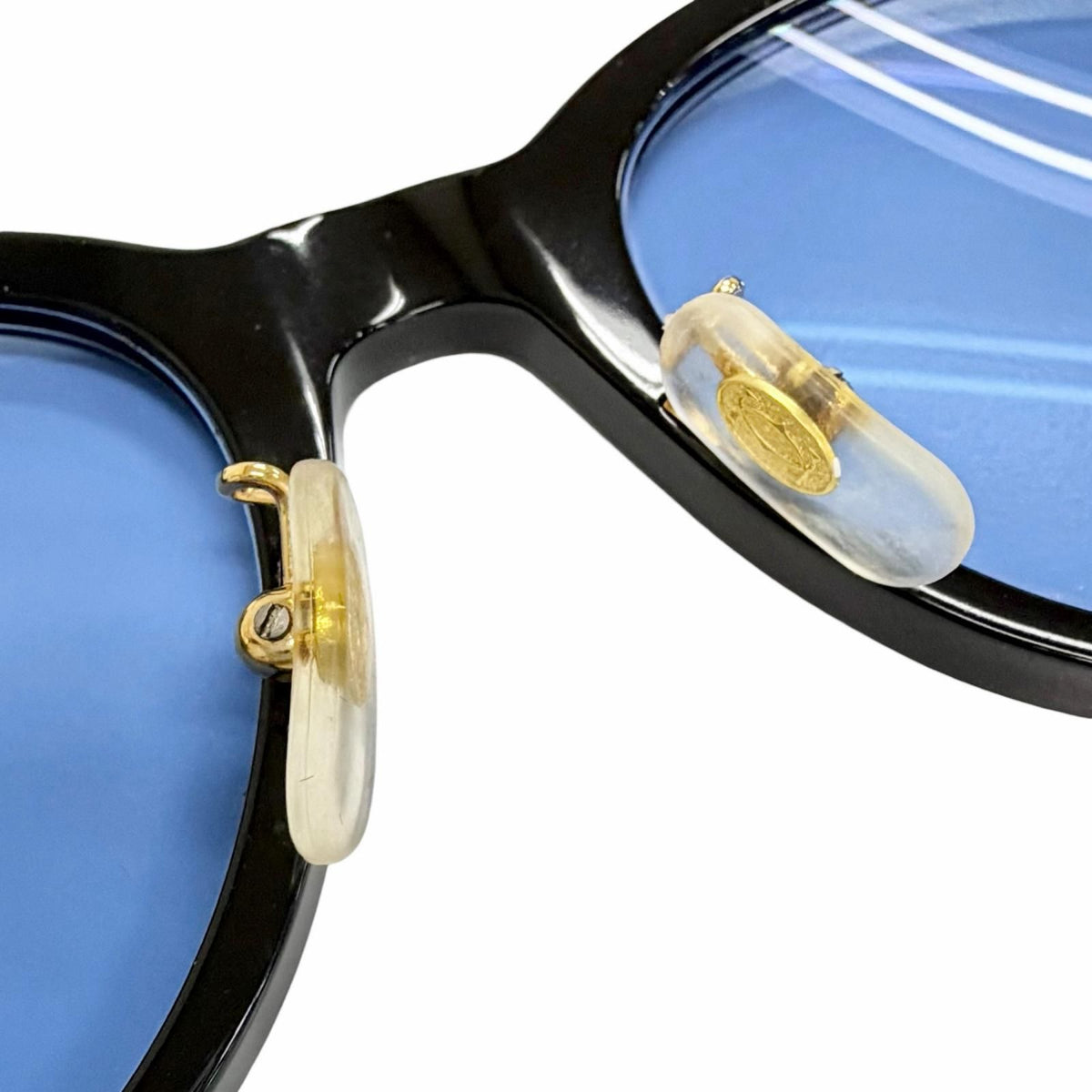 Cartier Premiere de Boston Sunglasses Eyewear Black Blue 53 — view 8