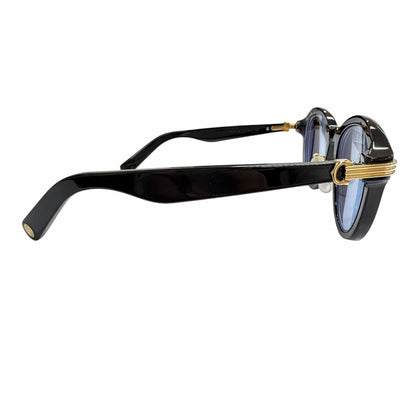 Cartier Premiere de Boston Sunglasses Eyewear Black Blue 53 — view 5