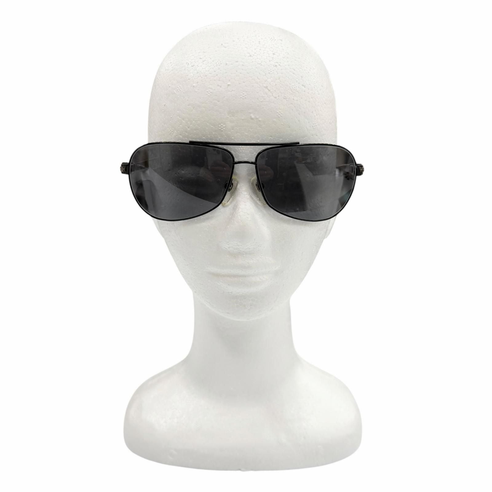 Chrome Hearts the Beasti Wood 925 CH Cross Temple Sunglasses Black Brown — view 3