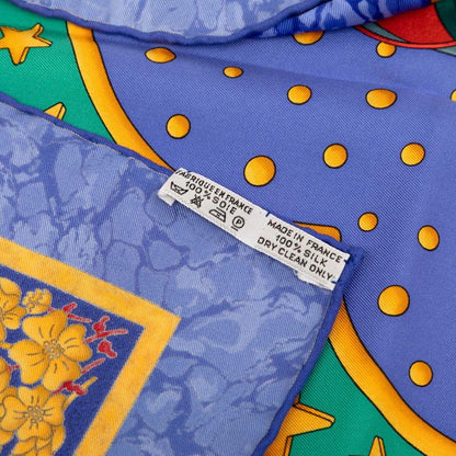 Hermes Carre 90 Carpe Diem Enjoy Your Day Scarf Silk — view 5
