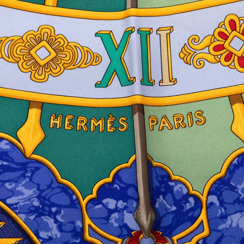 Hermes Carre 90 Carpe Diem Enjoy Your Day Scarf Silk — view 3