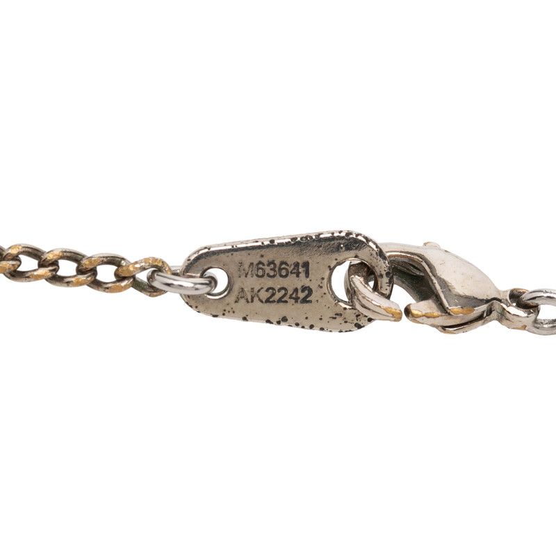 Louis Vuitton Monogram Eclipse Collier Charm Chain Pendant Black — view 6