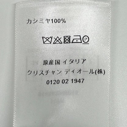 Dior White Navy Bee Cashmere Border Knit Usa Sweater — view 4
