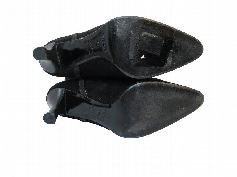 Hermes Long Boots Suede Black — view 4