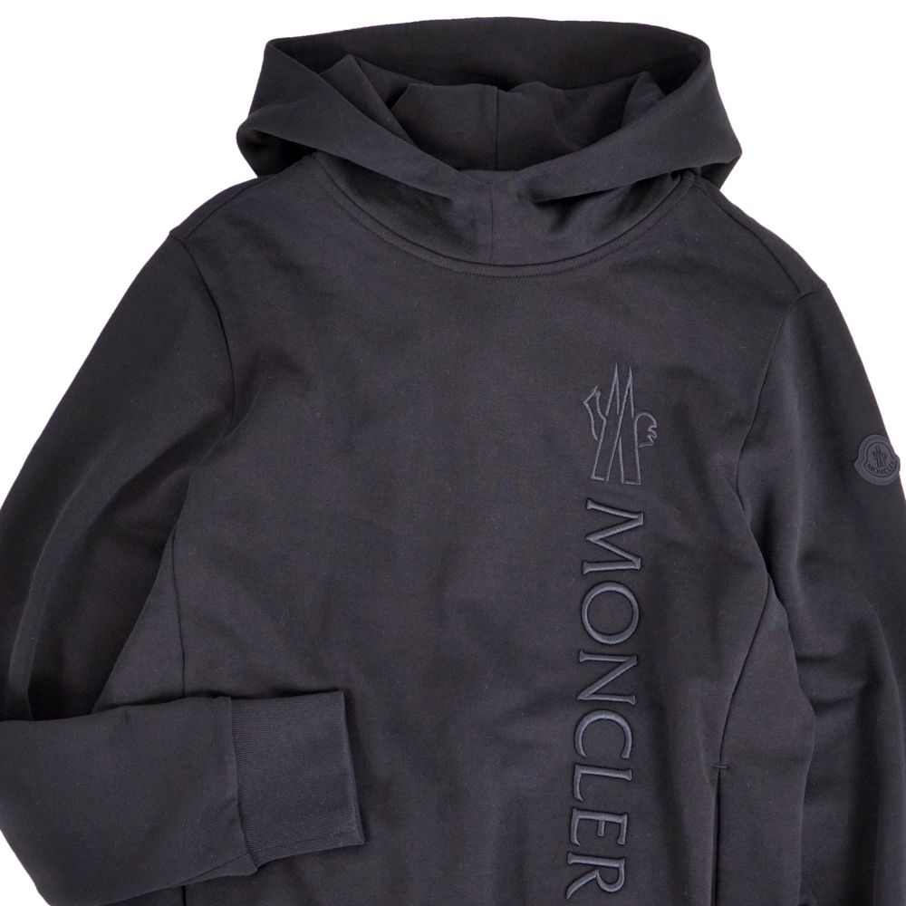Moncler Hoodie Sweatshirt Black — view 2