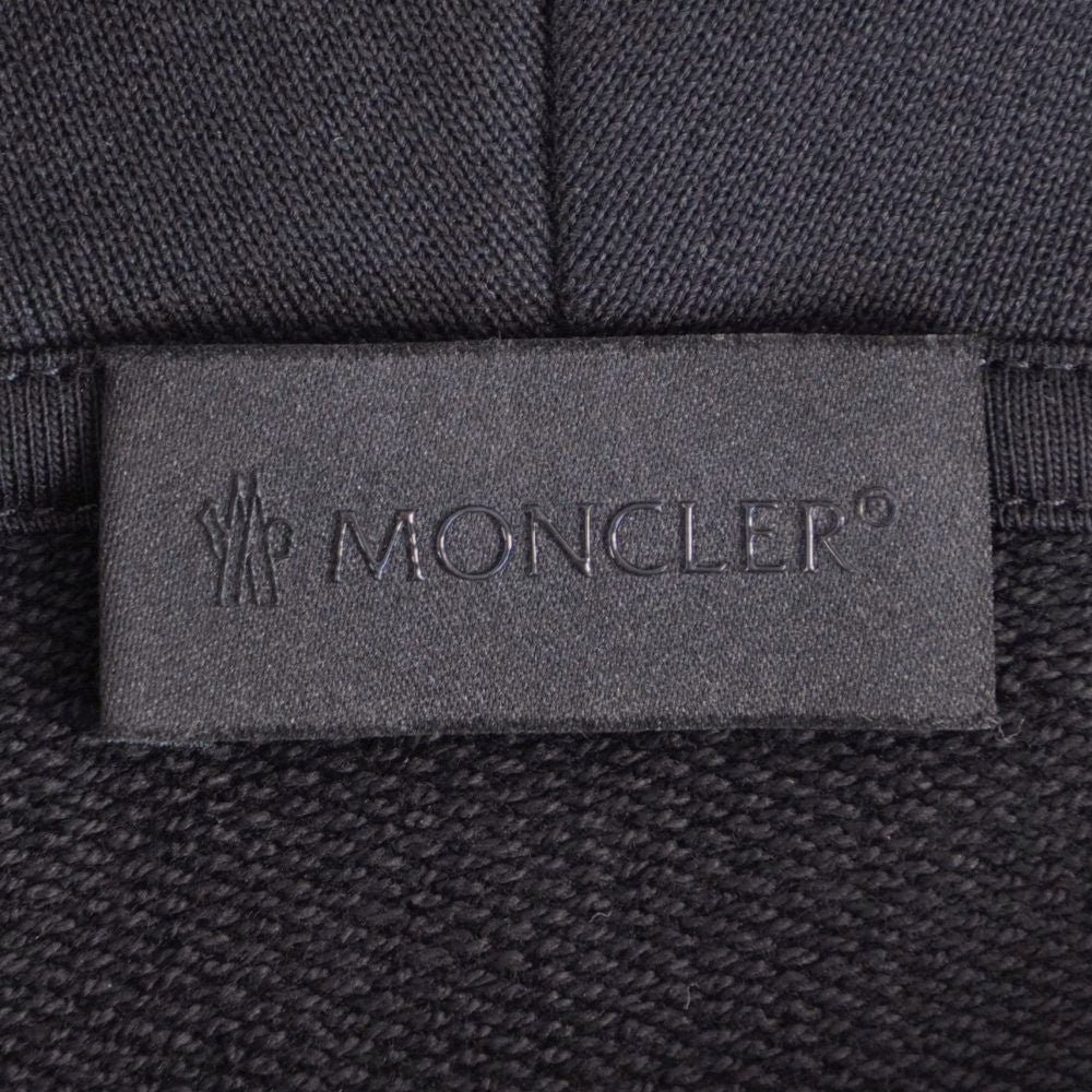 Moncler Hoodie Sweatshirt Black — view 5