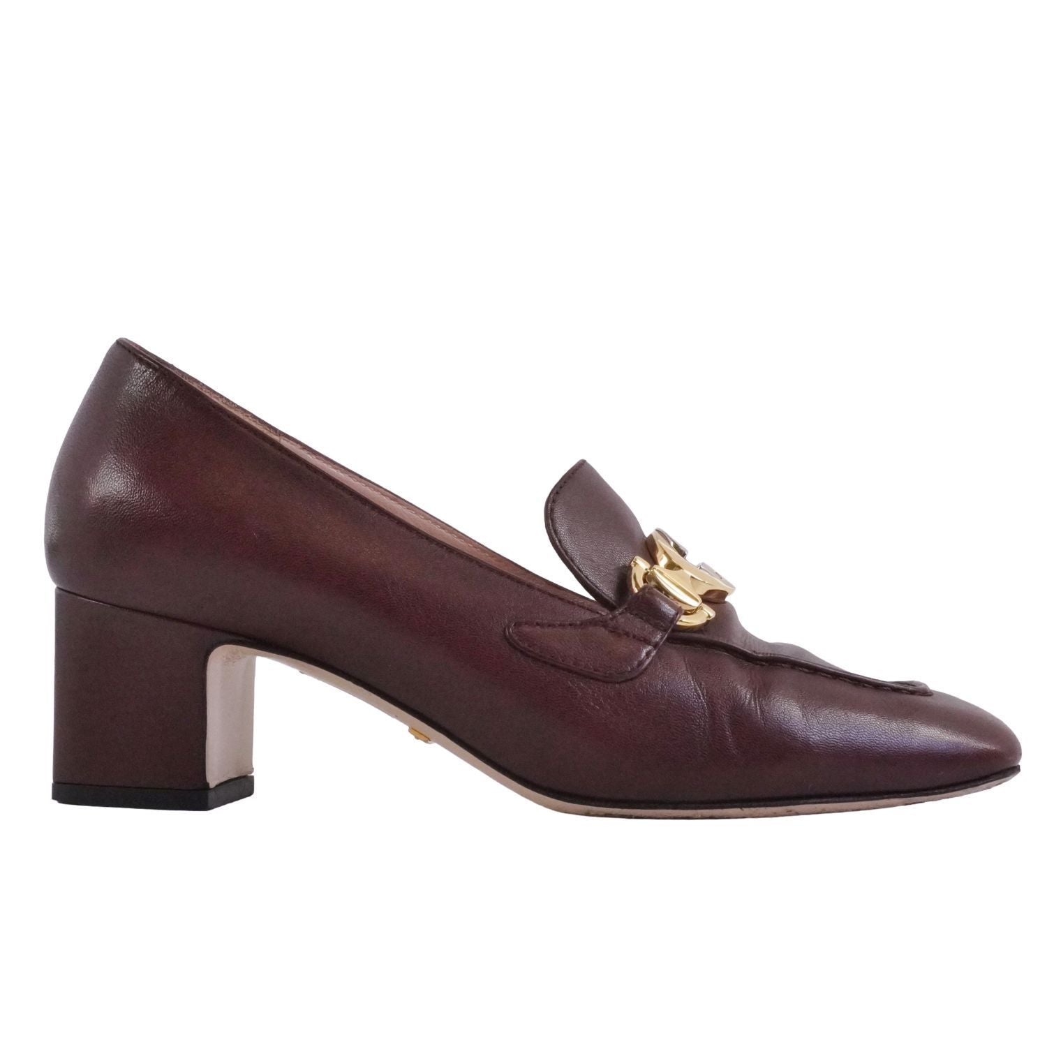 Gucci Loafers Moccasins Heels Interlocking GG — view 7
