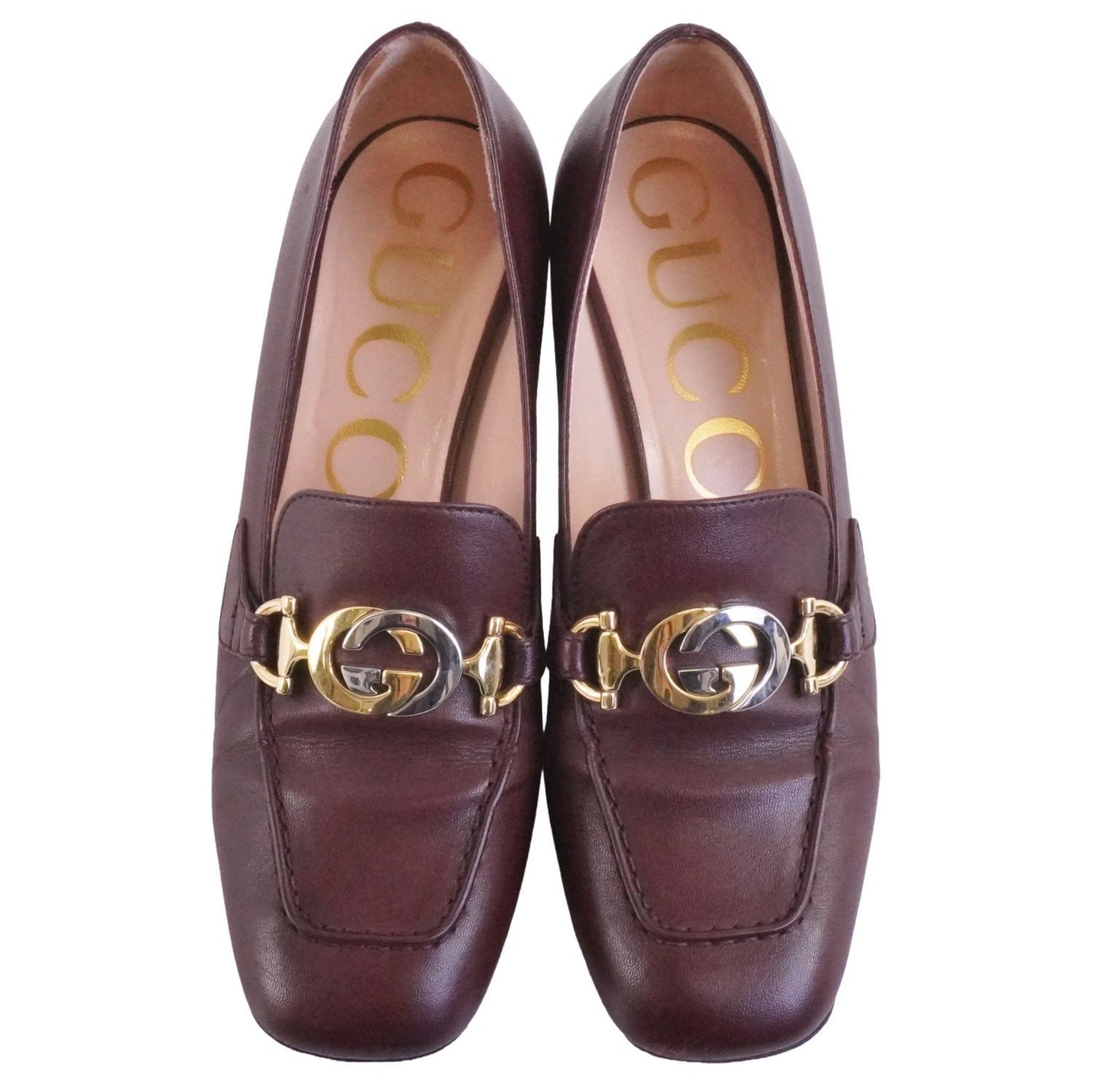 Gucci Loafers Moccasins Heels Interlocking GG — view 4