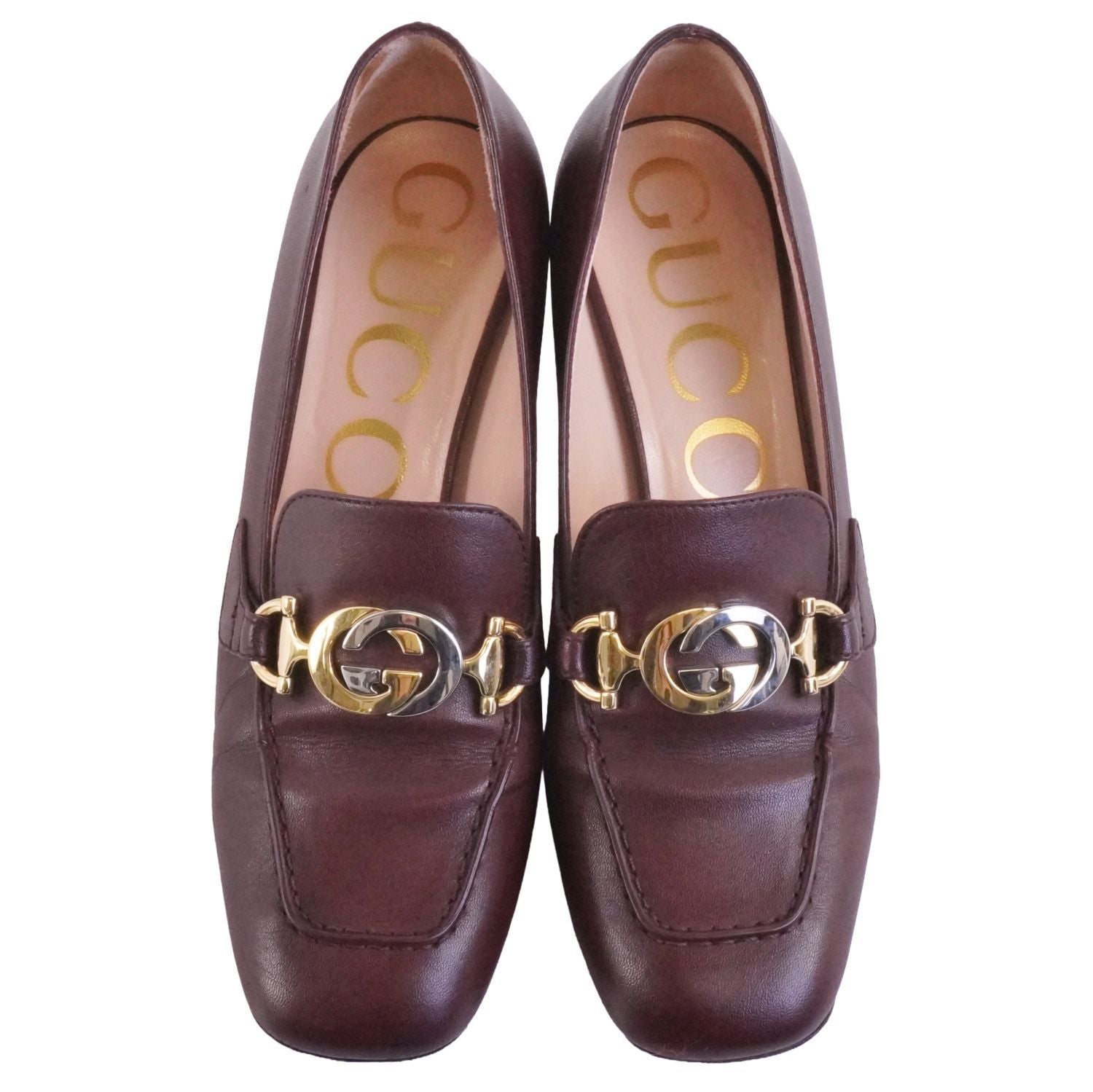 Gucci Loafers Moccasins Heels Interlocking GG — view 4