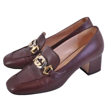 Gucci Loafers Moccasins Heels Interlocking GG — view 2