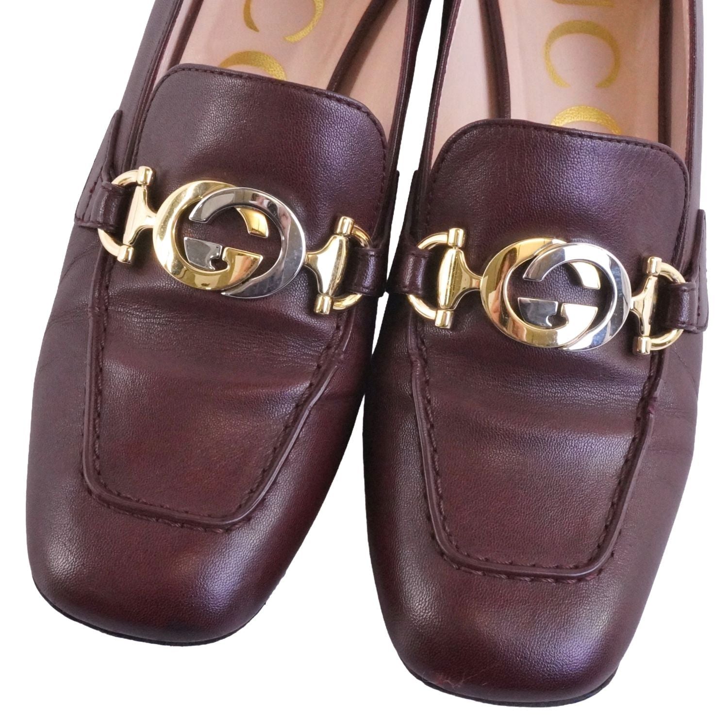 Gucci Loafers Moccasins Heels Interlocking GG — view 3