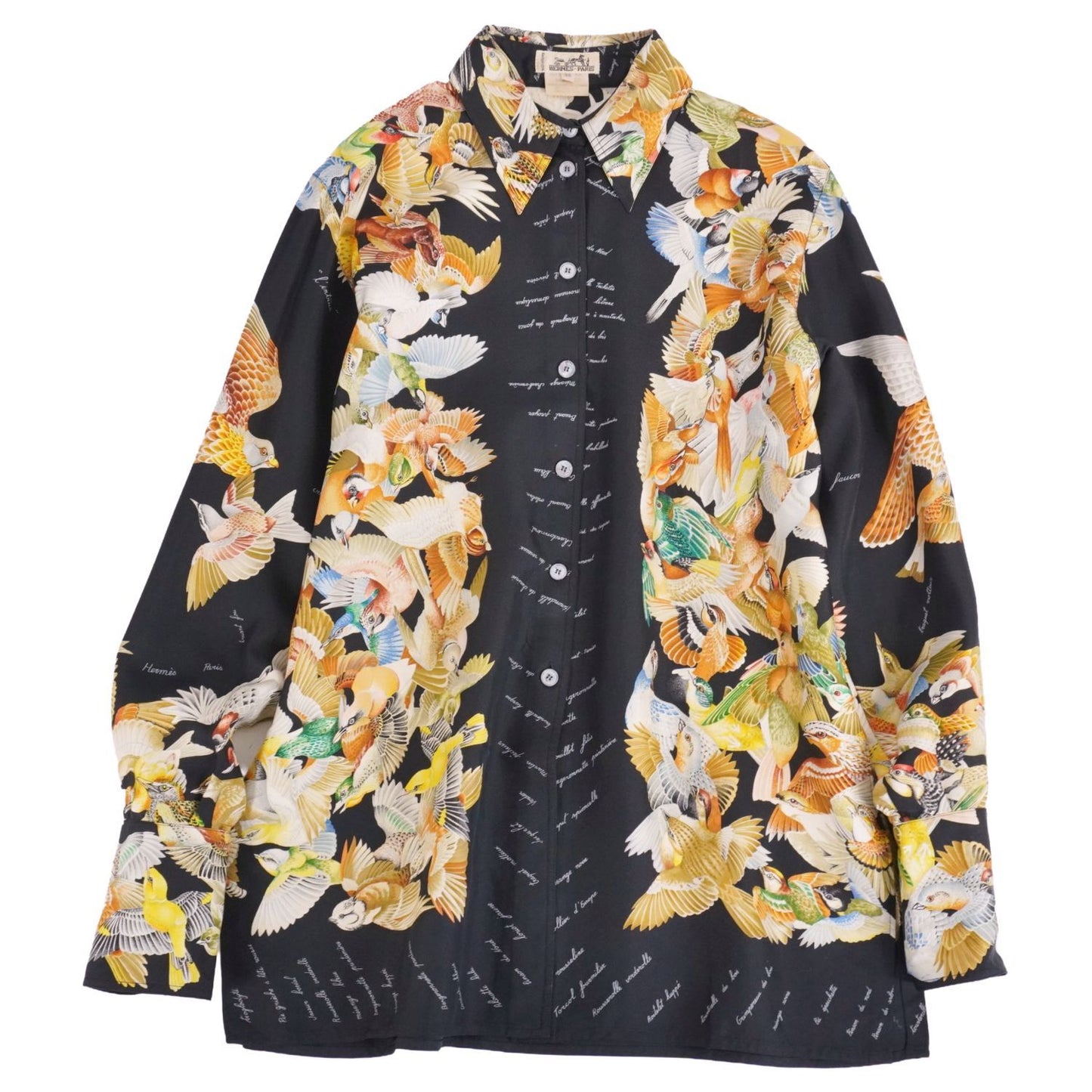 Hermes Vintage Shirt Blouse Long Sleeve